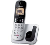 Panasonic KX-TGC250 Cordless Silver Utilizzo Semplice Funzione Sveglia Vivavoce