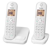 Panasonic KX-TGC412 Téléphone sans Fil Dect Blanc avec Répondeur Automatique