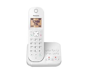 Panasonic KX-TGC420FRW téléphone Téléphone DECT Identification de l'appelant Blanc