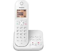 Panasonic KX-TGC420G - Téléphone sans fil - répondeur avec identification de l'appelant - DECT - blanc