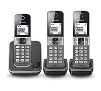 Panasonic - KX-TGD313 - Téléphone DECT - Terminal sans fil - Haut-parleur - 50 entrées - Identification des appels - Gris