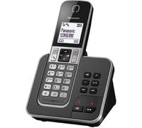Téléphone fixe Panasonic KX-TGD320FRB Noir Avec Répondeur