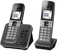 Panasonic KX-TGD322 Téléphone DECT Identification de l'appelant Noir, Gris
