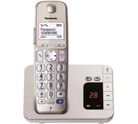 Panasonic KX-TGE220GN Téléphone sans fil pour seniors avec AB, couleur : or