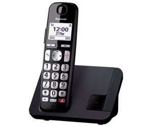 Panasonic KX-TGE250 Téléphone DECT Identification de l'appelant Noir