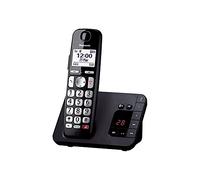 Panasonic KX-TGE260JTB Téléphone sans Fil, Volume amplifié, Répondeur, Verrouillage d'Appel, Identification de l'appelant, Idéal pour Les Personnes âgées, Facile à Utiliser