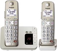 Panasonic KX-TGE262GN Téléphone fixe sans fil Répondeur intégré 1 combiné supplémentaire Couleur : champagne