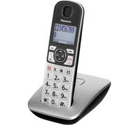 Panasonic KX-TGE510 - Téléphone sans fil avec identification de l'appelant - DECT\GAP - noir, argenté