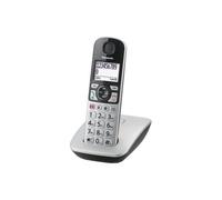 Panasonic KX-TGE510JTS, Téléphone DECT, Combiné sans fil, Haut-parleur, 150 entrées, Identification de l'appelant, Argent