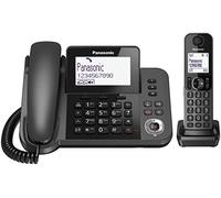 Panasonic Téléphone sans fil KX-TGF320E, DECT, 100 entrées, identification de l'appelant, Noir
