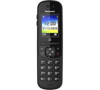 Panasonic KX-TGH710 Téléphone sans fil DECT noir avec écran 1,8" et haut-parleur