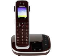 Panasonic KX-TGJ320GR - Téléphone sans fil - répondeur avec identification de l'appelant - DECT\GAP - fonction d'appel à trois voies - bordeaux