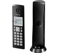 Panasonic KX-TGK220 - Téléphone sans fil - Répondeur avec identification de l'appelant - DECT\GAP - fonction d'appel tridirectionnel - noir