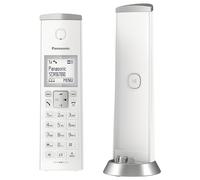 Panasonic KX-TGK222 Téléphone sans fil design avec répondeur, blocage des appels et mode anti-dérangement, blanc