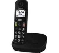 Panasonic KX-TGU110EXB Téléphone sans fil DECT Noir simple avec touches larges