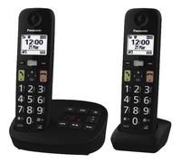 Panasonic KX-TGU132EXB téléphone Téléphone analog/dect Noir