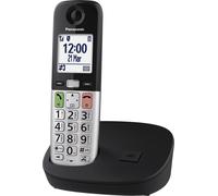 Panasonic KX-TGU410EXB Téléphone sans fil Noir Volume amplifié Compatible Acoustique
