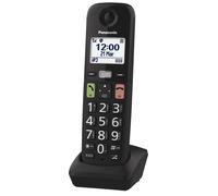 Panasonic Kx-Tgua10exb Ricevitore Cordless Aggiuntivo Nero Compatibile Apparecchi Acustici