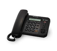 Panasonic - KX-TS580EX1B - TELEFONO FISSO - DISPLAY LCD - VIVAVOCE - OROLOGIO - RUBRICA 50 NOMI - NE