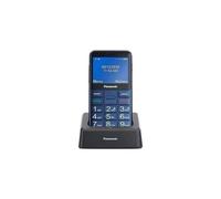 Panasonic KX-TU155 Téléphone Portable GSM, SIM, Seniors, Écran 2,4"", Mémoire 32 Go, Bouton Urgence, Station de Charge, Noir