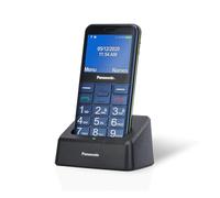 Panasonic KX-TU155EXCN Téléphone Mobile pour Personnes Âgées, Appel Prioritaire, Téléphone à Grosses Touches, Compatible avec Les Appareils Auditifs, Bluetooth, Radio FM, Appareil Photo, Bleu