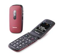 Panasonic KX-TU446EXR 6,1 cm (2.4") 110 g Rouge Téléphone pour seniors