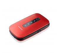 Panasonic KX-TU550 Rouge Cellulaire À Coquille 4G Avec Touche Sos