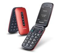 Panasonic KX-TU550 7,11 cm (2.8") Rouge Téléphone d'entrée de gamme