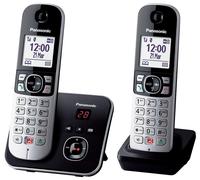 Panasonic KX-TG6862JTB téléphone Téléphone DECT Identification de l'appelant Noir, Argent