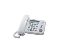 Panasonic KXTS580EX1W Téléphone Avec Fil LCD Analogique Identification D’appel