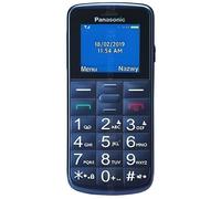 Panasonic KXTU110 Téléphone Portable GSM, Capacité 32GB, Écran Couleur, Double SIM, Radio FM, Bluetooth, Appareil Photo, Bleu