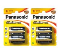 Pile alcaline LR 14 PAP 2-BL - PANASONIC - Alkaline Power - 1.5 V - Non rechargeable - 2 pièces