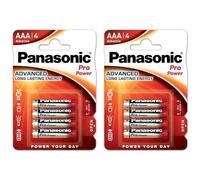 4 Piles Alcalines AAA / LR03 Panasonic Pro Power