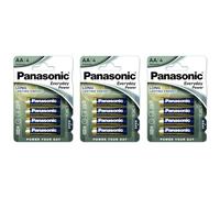 PANASONIC Lot de 3 Blisters de 4 Piles Alcaline Everyday Power Silver AA-LR6 1,5V