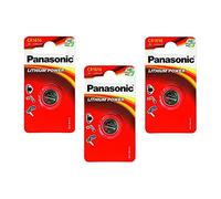 PANASONIC Lot de 3 Piles Bouton Lithium Power CR1616 3V 0,55 mAh