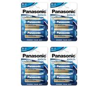 Panasonic 1x2 Evolta Mono D Lr 20 Lr20ege/2bp Batteries Bleu