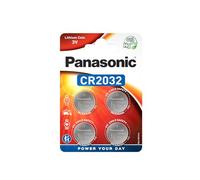 4 Piles CR2032 Panasonic Bouton Lithium 3V