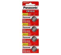 Panasonic Lot de 4 Piles Bouton CR1616 au Lithium 3 V