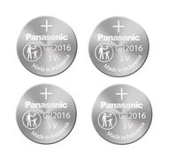 Panasonic Lot de 4 piles boutons au lithium CR-2016
