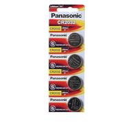 Panasonic Lot de 4 piles boutons au lithium CR-2032