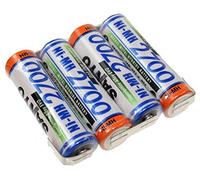 Panasonic Lot de 4 piles F1x4 AA HR-3U LF Z 4,8 V 2700 mAh