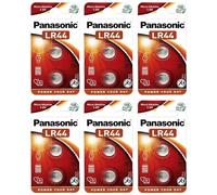 PANASONIC Lot de 6 Blisters de 2 Piles LR44 Micro Alcaline - 1.5V
