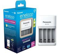 Panasonic Lot de 8 Eneloops Chargeur SmartPlus BQ-CC55 - 1 à 4 Piles AA/AAA Ni-MH 4 LED