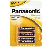 Panasonic LR 03 PAP Pile alcaline Micro AAA Lot de 4 1,5 V (Import Allemagne)