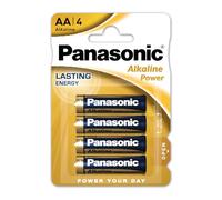 Panasonic Batterie Alkaline Power LR6AP/4BP AA x4 G
