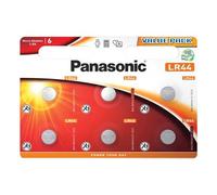 Panasonic Pile LR44 1,5 V – Lot de 6 pour montre et calculatrice – Neuf