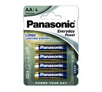 Panasonic Pile alcaline LR6EPS/4BP jetable pour appareil électronique