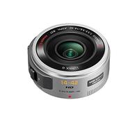 Panasonic Lumix 14-42mm F3.5-5.6 | Objectif Zoom Standard H-PS14042E-S (Grand angle 14mm, Motorisé, Stabilisé, Pancake, equiv. 35mm : 28-84mm) Silver - Compatible monture Micro 4/3 Panasonic & Olympus