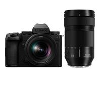 Panasonic Lumix DC-S5 IIX body + Lumix S 20-60mm F/3.5-5.6 + Lumix S 70-300mm F/4.5-5.6 Macro OIS | ✅ Carte mémoire 128 Go gratuite