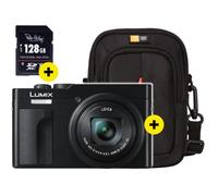 Panasonic Lumix DC-TZ99 Noir| ✅Housse Case Logic DCB-313 gratuite & carte mémoire 128 Go
